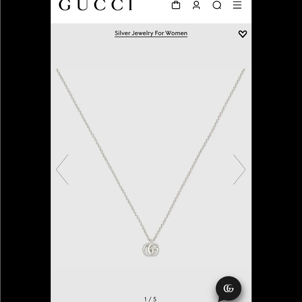 Gucci Silver Necklace for Women